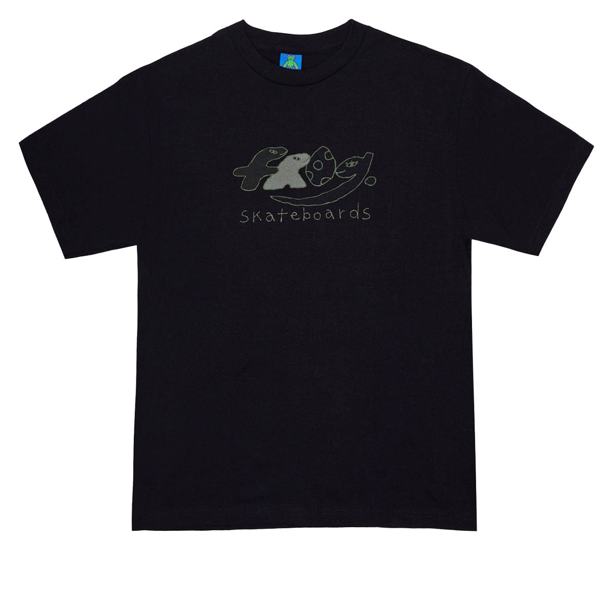 Frog Dino Logo T-Shirt - Black 2025 image 1