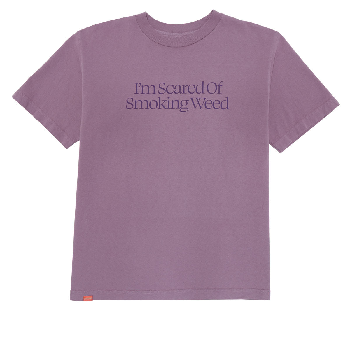 Jacuzzi Unlimited Scared Weed T-Shirt - Lavender image 1