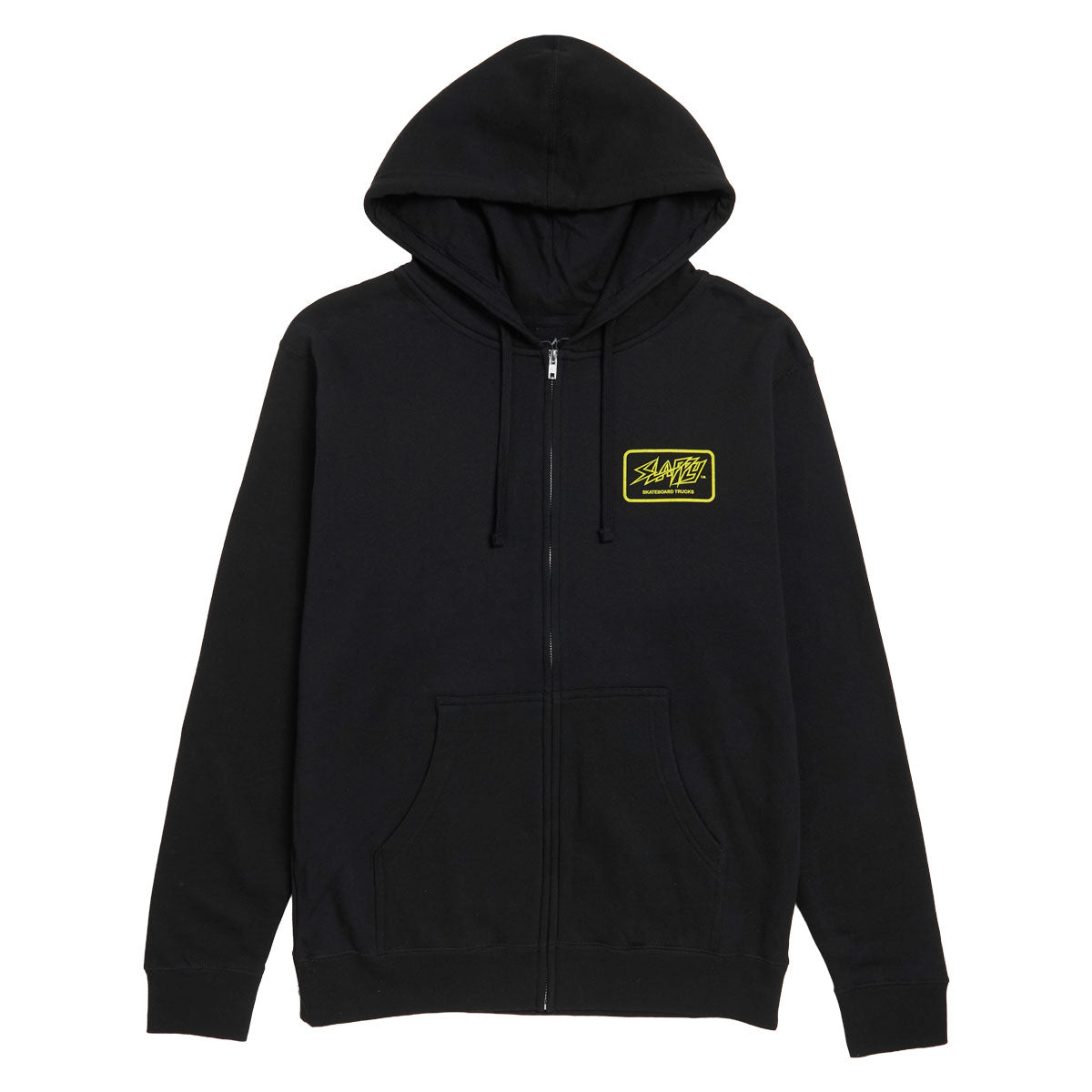 Slappy Throwback Zip Up Hoodie - Black image 1