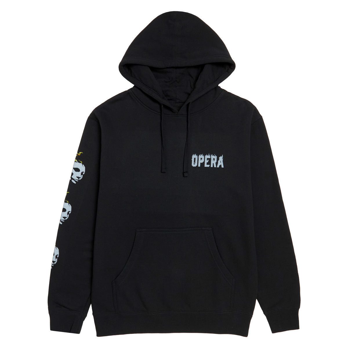 Opera Fire Mask Hoodie - Black image 1