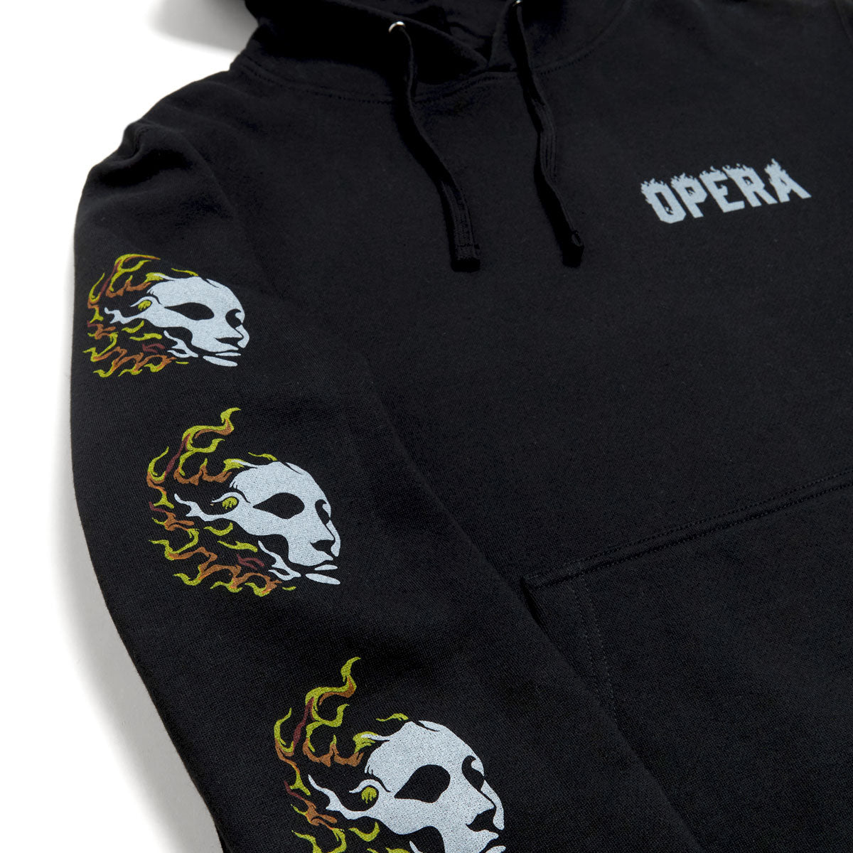 Opera Fire Mask Hoodie - Black image 2