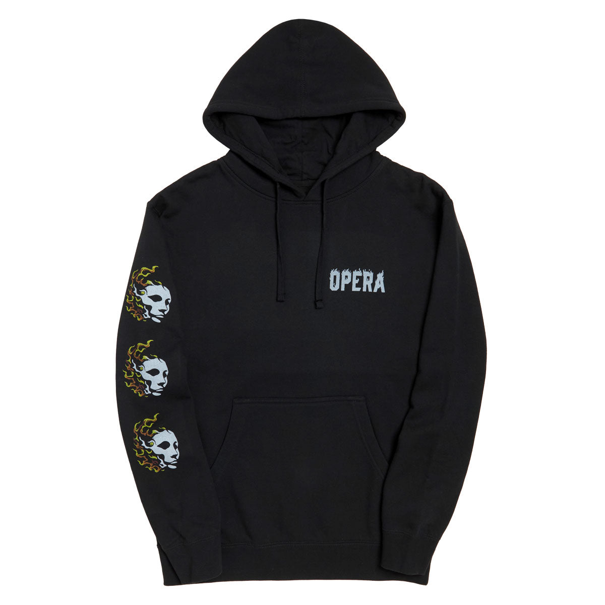 Opera Fire Mask Hoodie - Black image 3