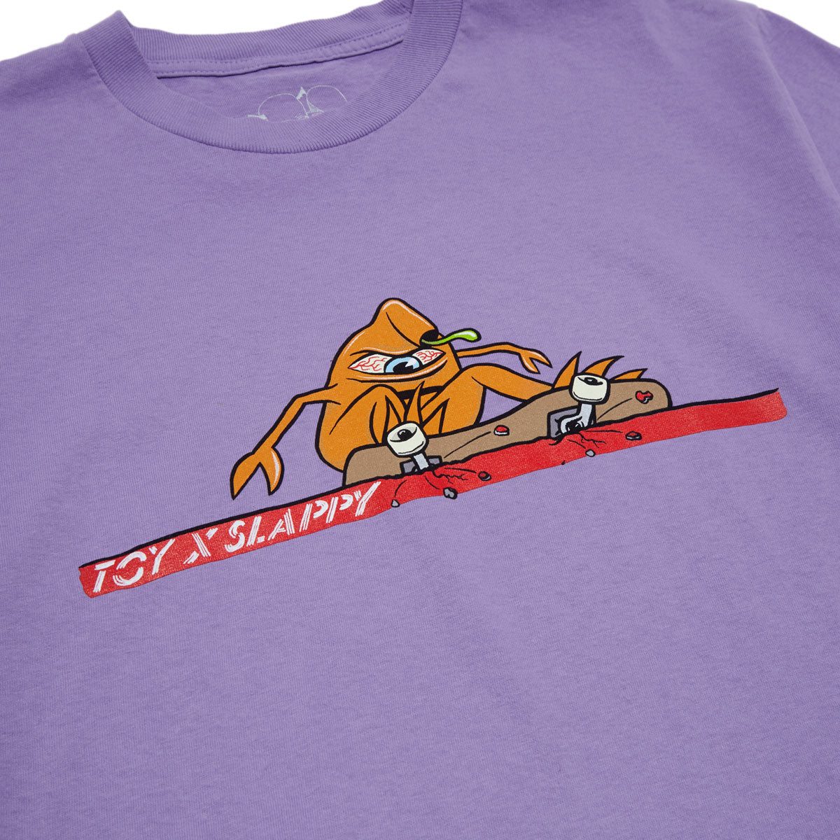 Slappy x Toy Machine T-Shirt - Lilac image 2