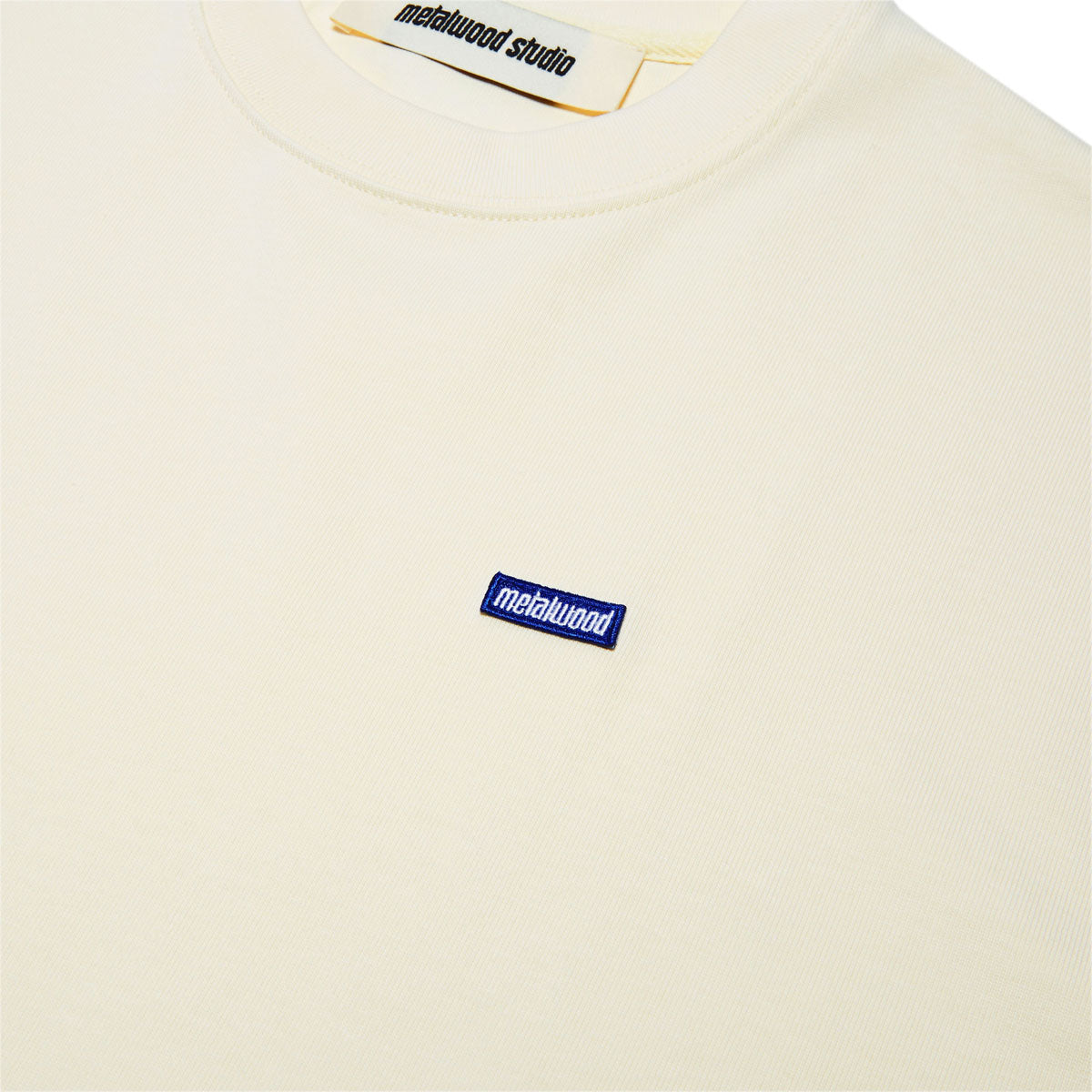 Metalwood Heavyweight Mini Metal Logo T-Shirt - Bone II image 2