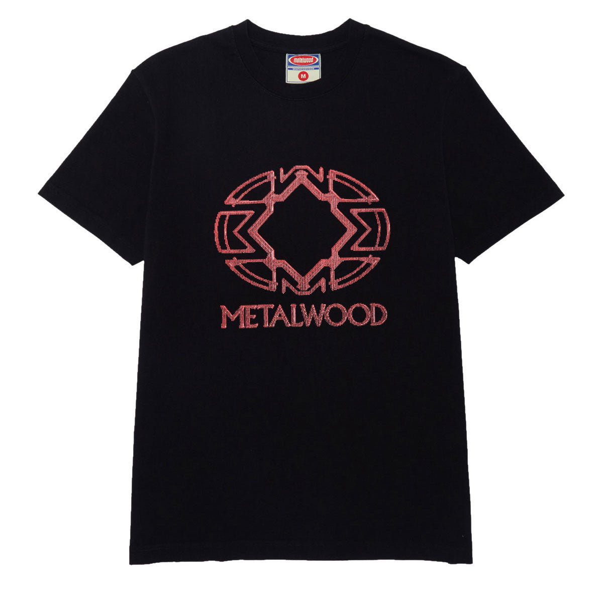 Metalwood Screen Illusion T-Shirt - Black image 1