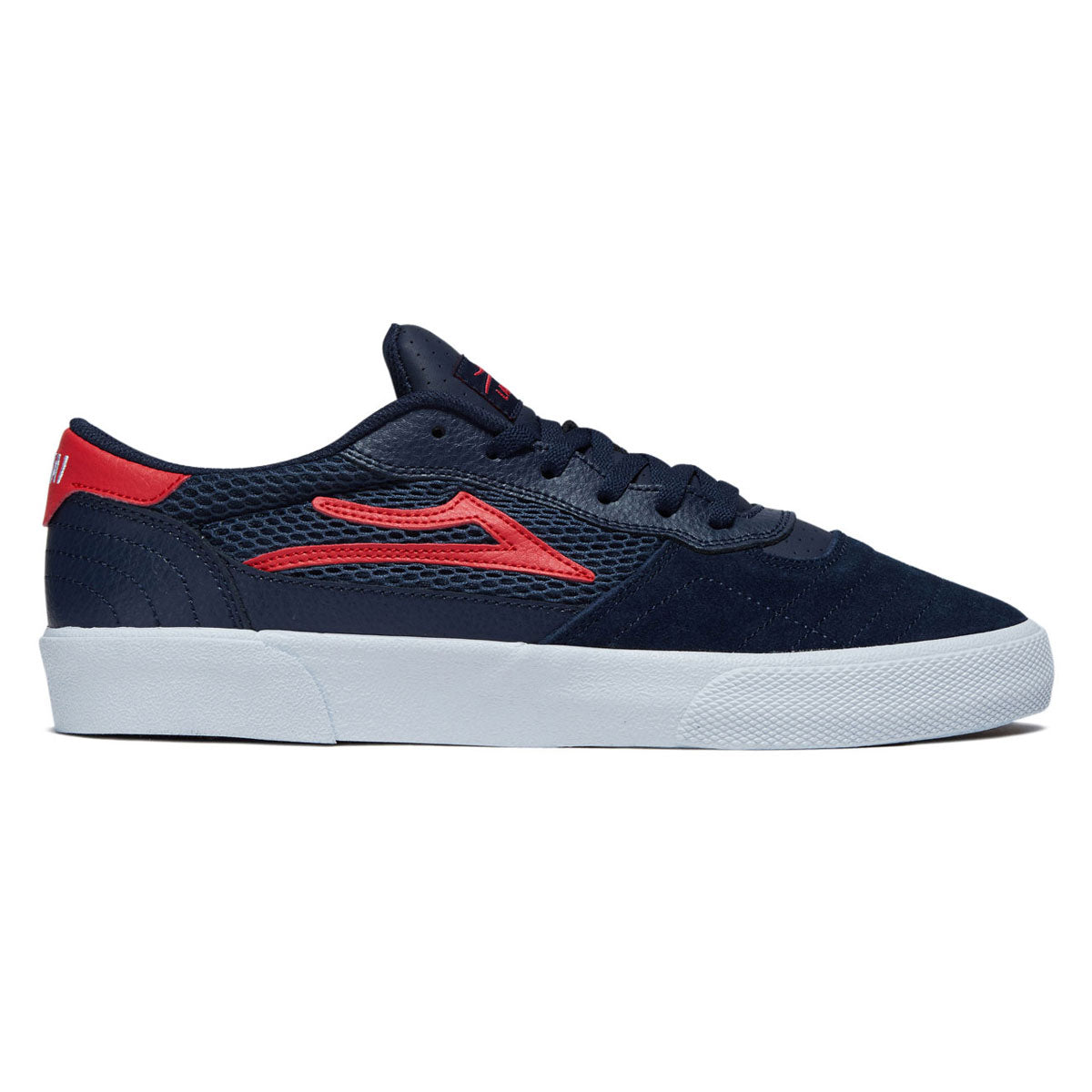 Lakai Cambridge Shoes - Navy/Red Suede image 1