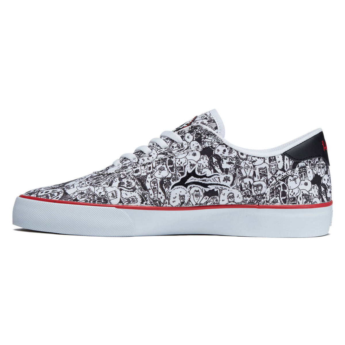 Lakai Manchester Shoes - White Canvas Print image 2