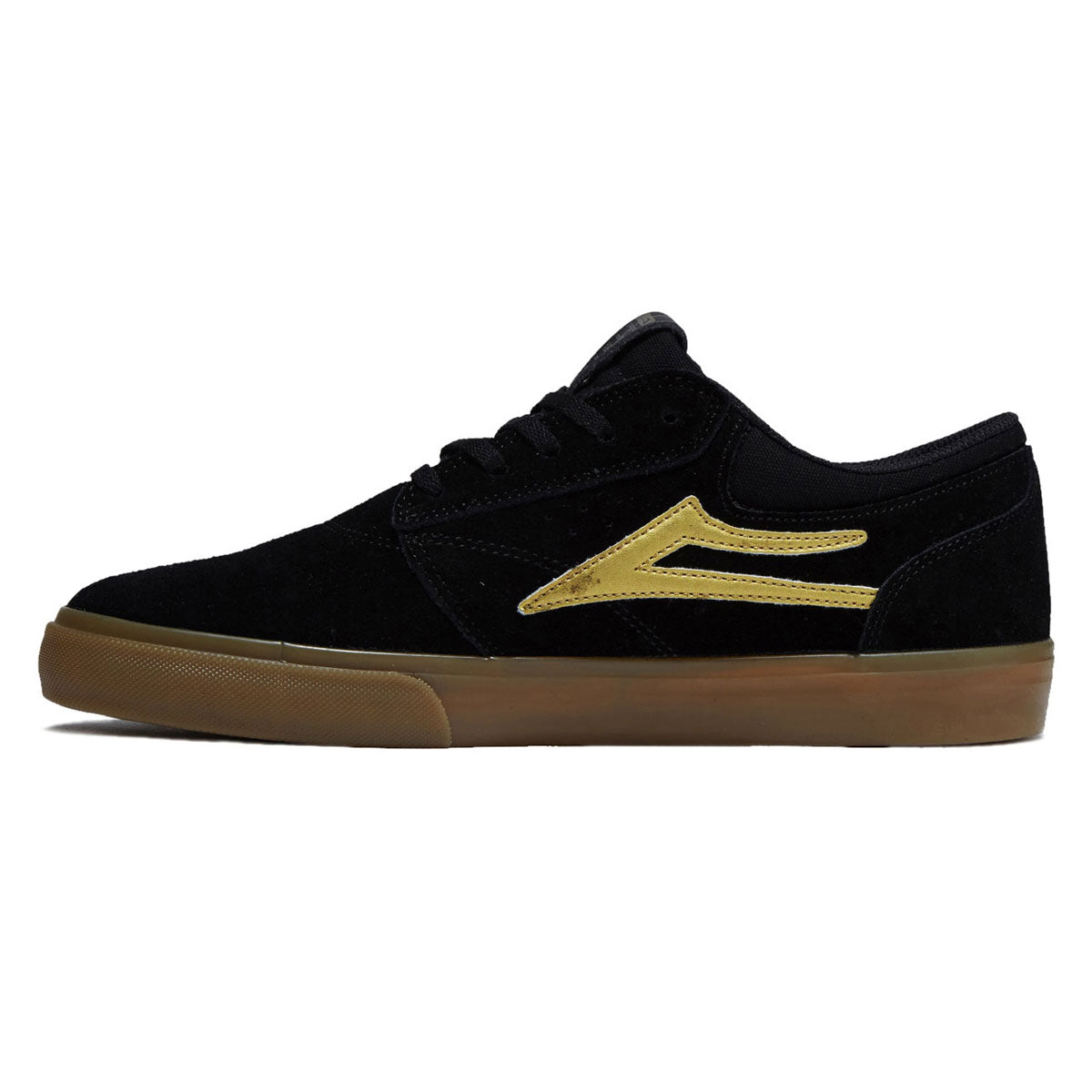 Lakai Griffin Shoes - Black/Gold Suede image 2