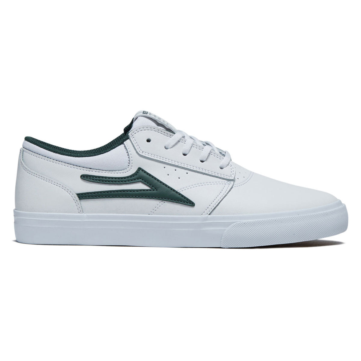 Lakai Griffin Shoes - White/Pine Leather image 1