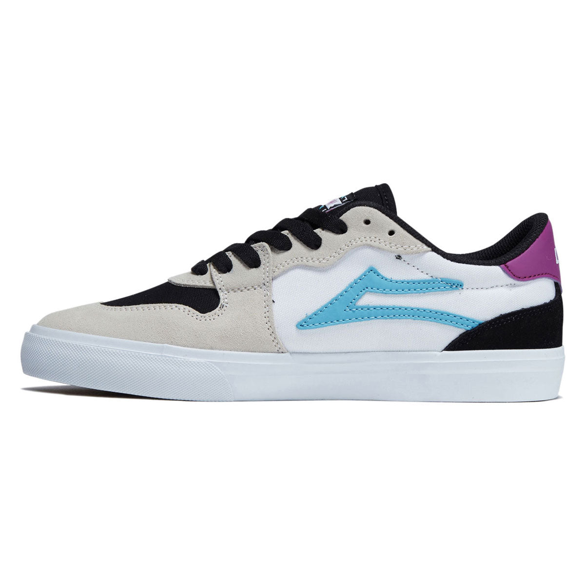 Lakai York Shoes - White/Black Suede image 2