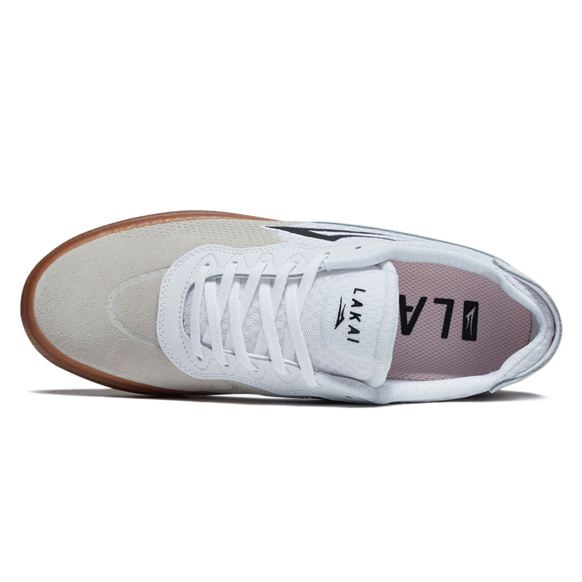Lakai Essex Shoes - White/Gum Leather image 3