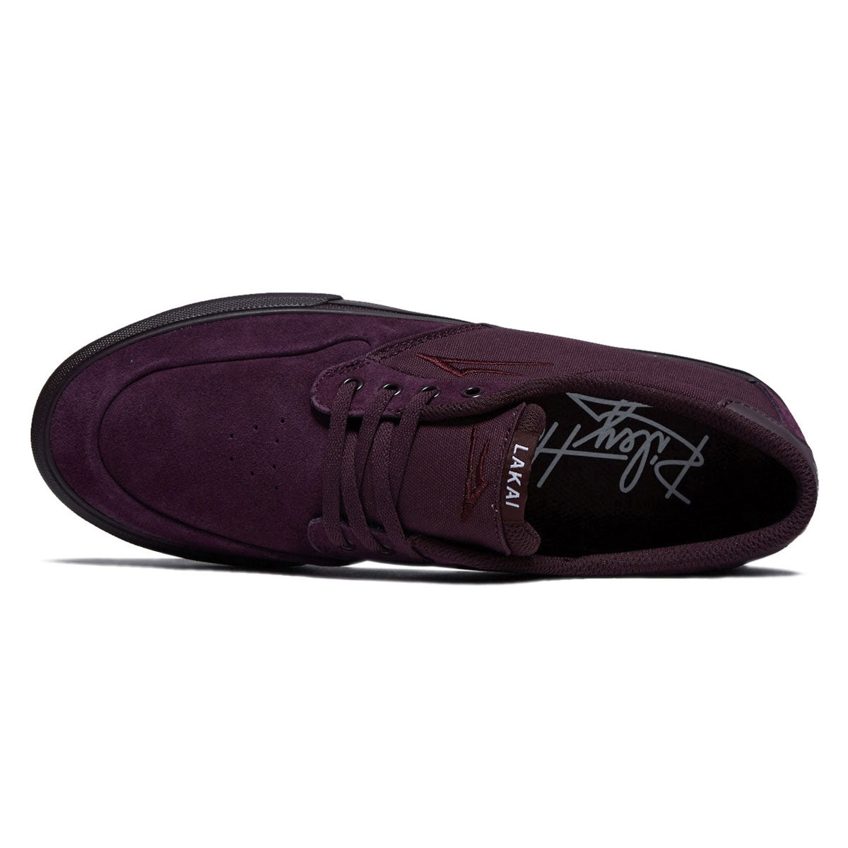 Lakai Riley 3 Shoes - Black Cherry Suede image 3