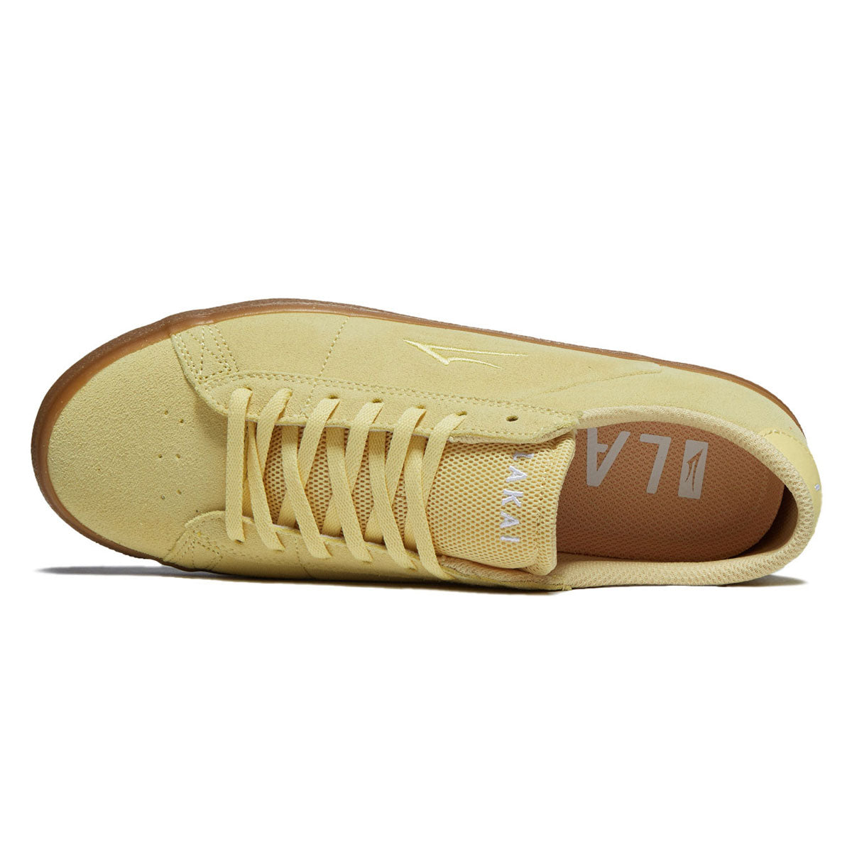 Lakai Newport Shoes - Light Yellow Suede image 3