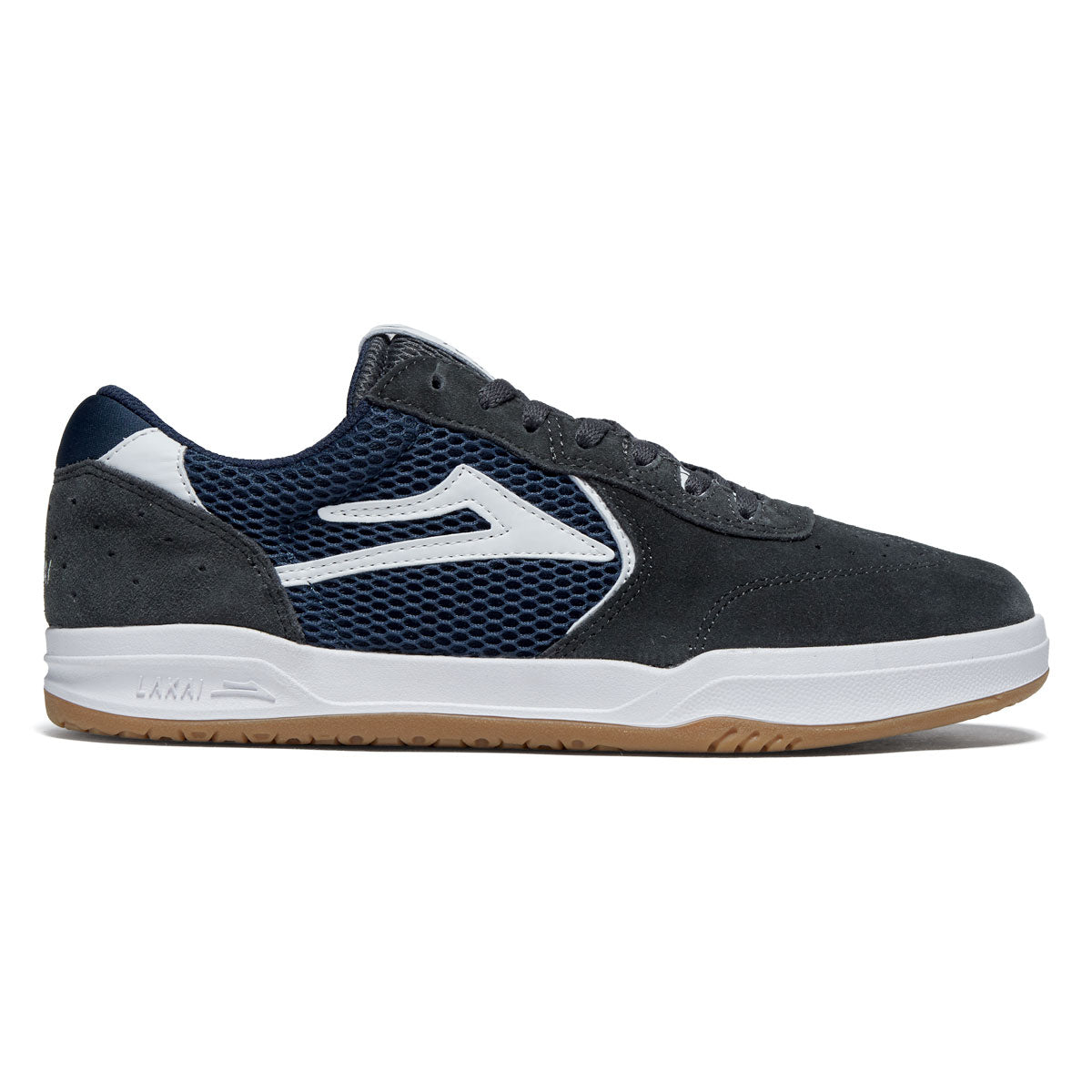Lakai Atlantic Shoes - Charcoal/Navy Suede image 1