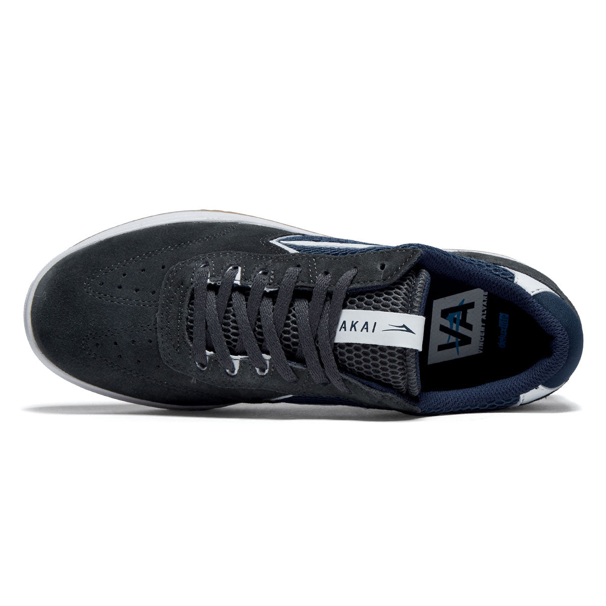 Lakai Atlantic Shoes - Charcoal/Navy Suede image 3