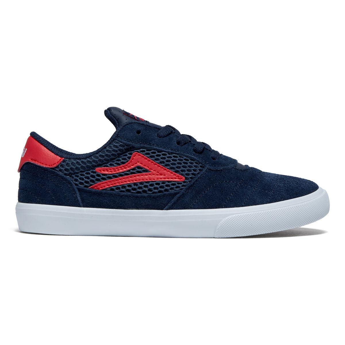 Lakai Youth Cambridge Shoes - Navy/Red Suede image 1