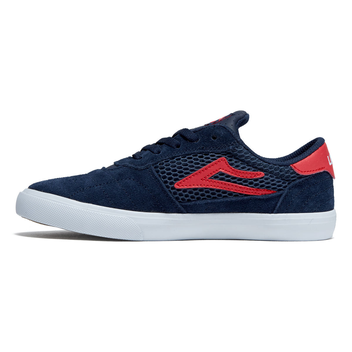 Lakai Youth Cambridge Shoes - Navy/Red Suede image 2