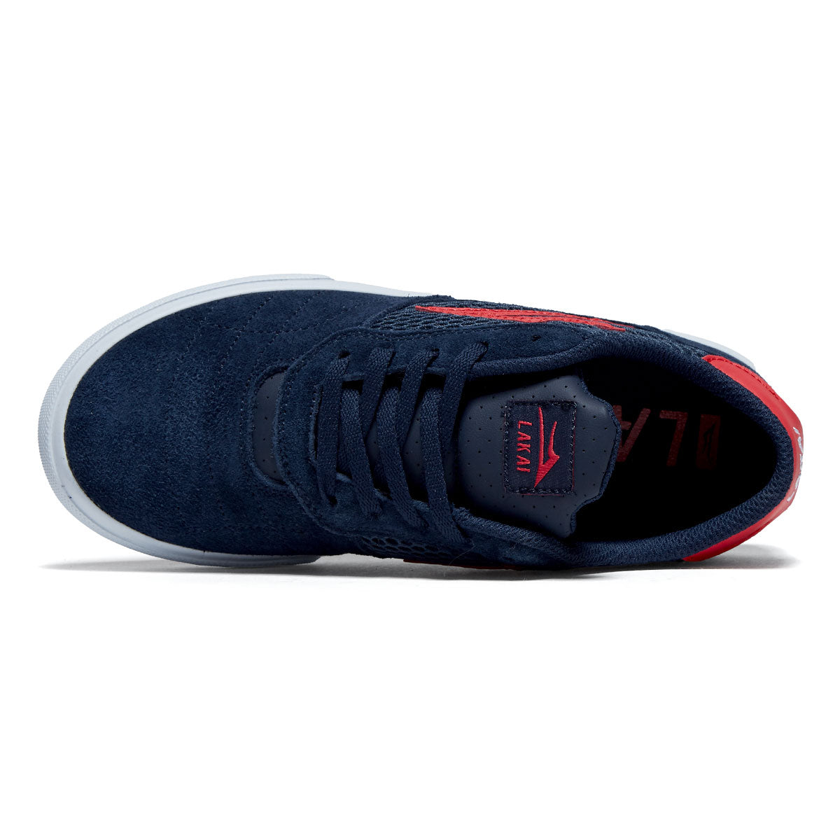Lakai Youth Cambridge Shoes - Navy/Red Suede image 3