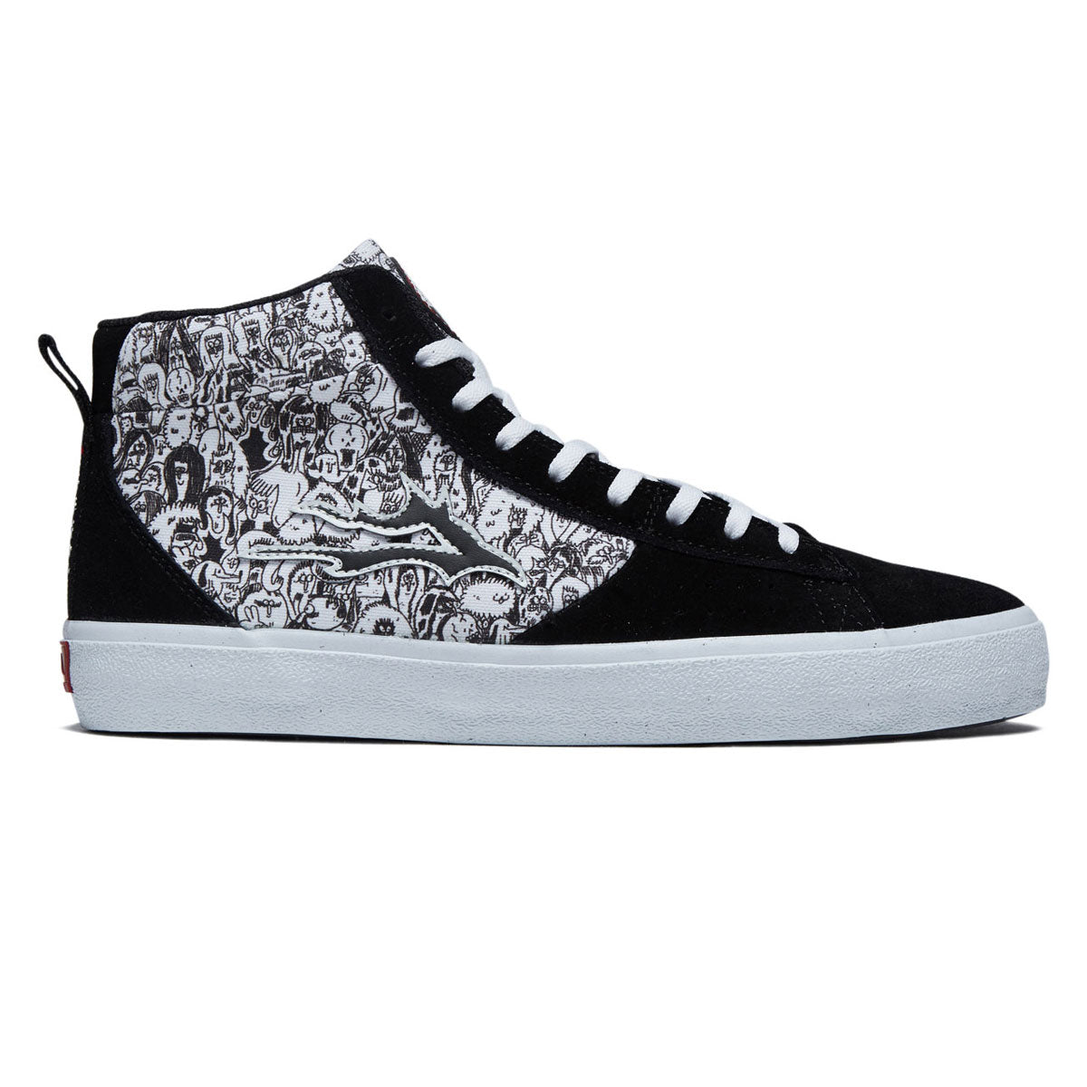 Lakai Newport Hi Shoes - Black Suede image 1