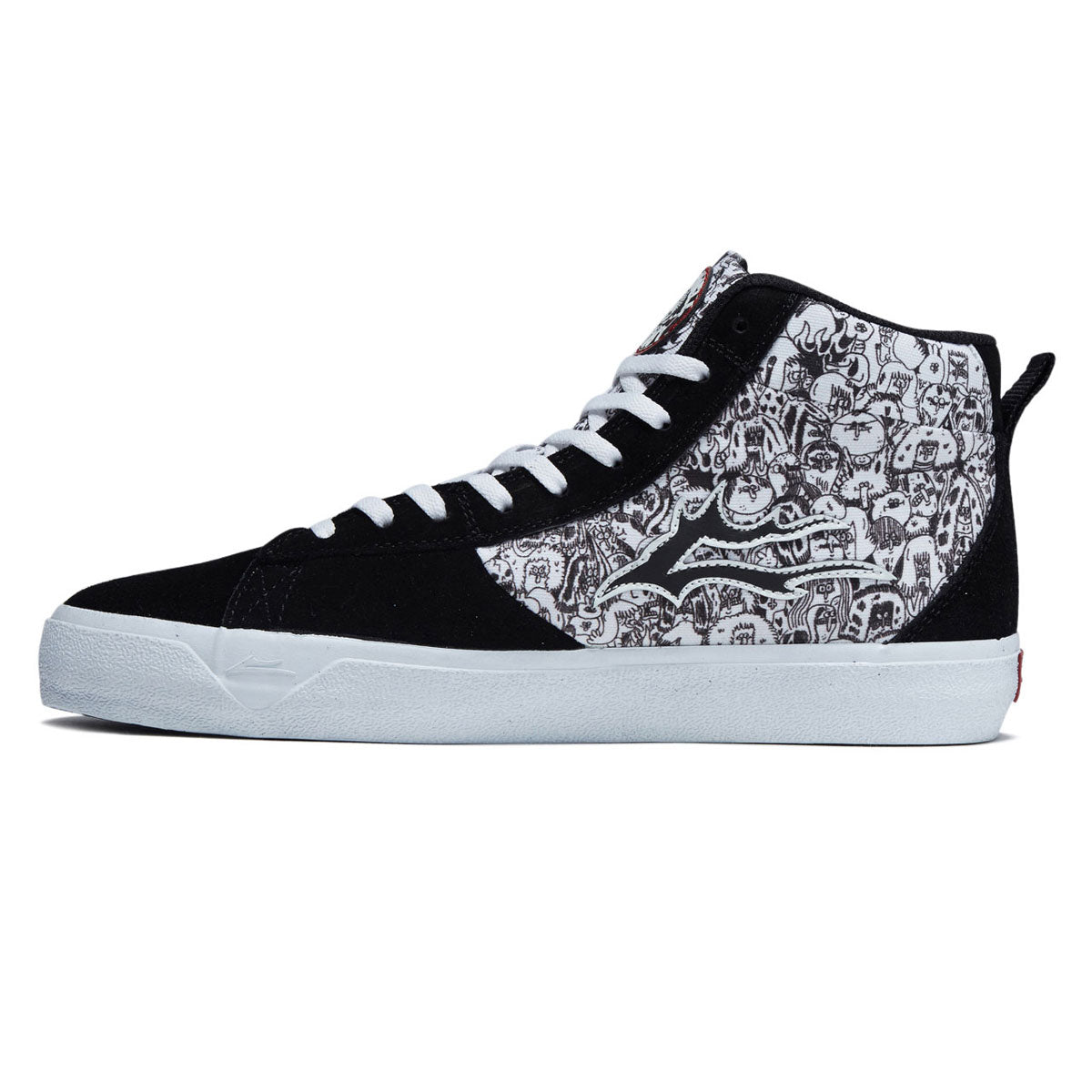 Lakai Newport Hi Shoes - Black Suede image 2