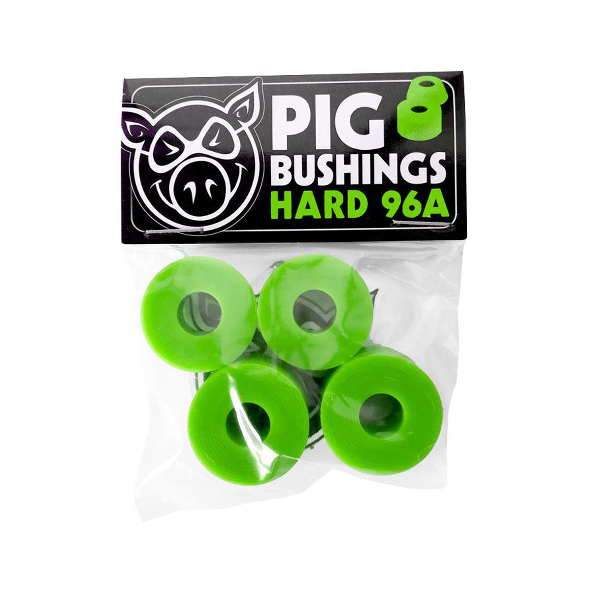 Pig Hard 96a Bushings - Neon Green image 2