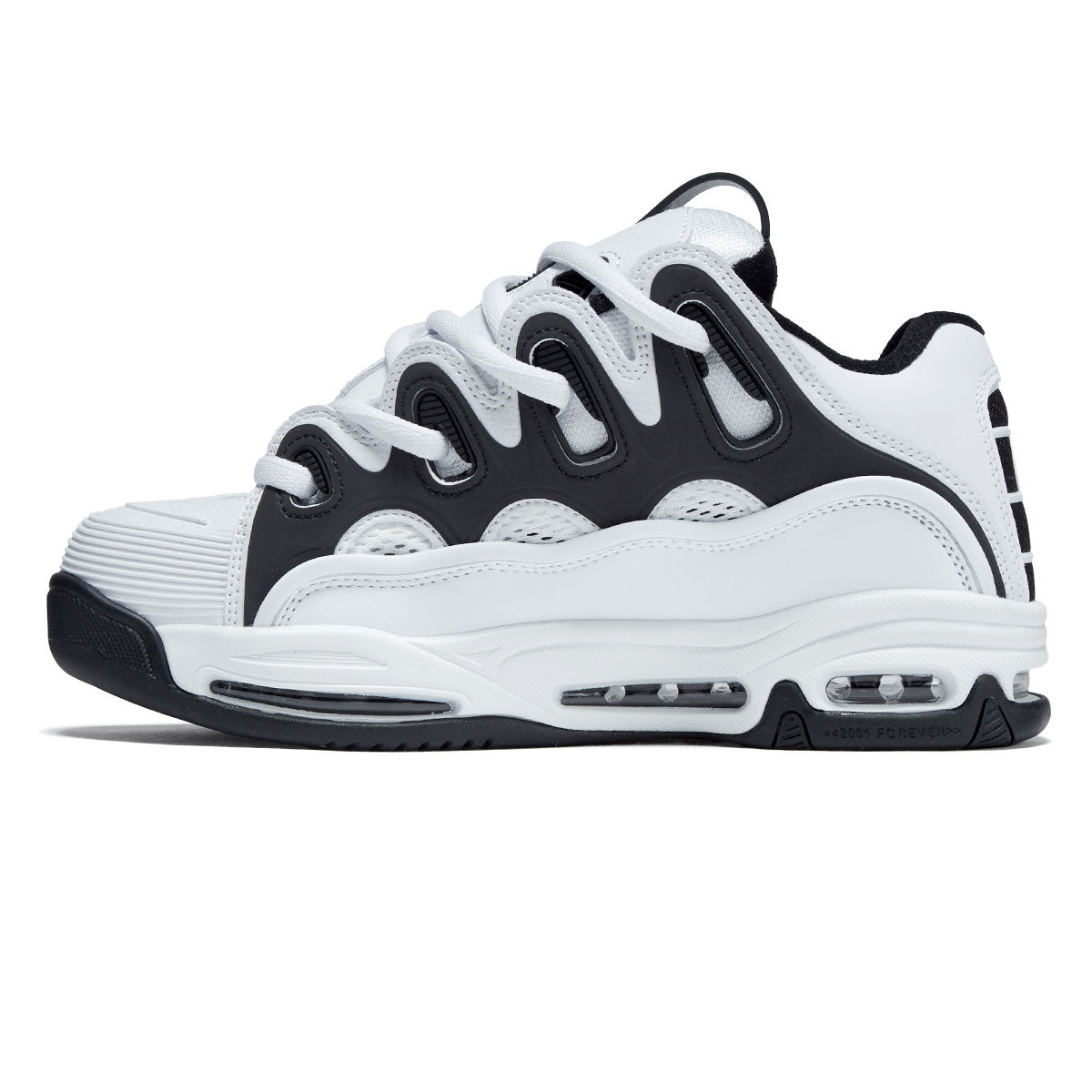 Osiris D3 2001 Shoes - White/Black/White image 2