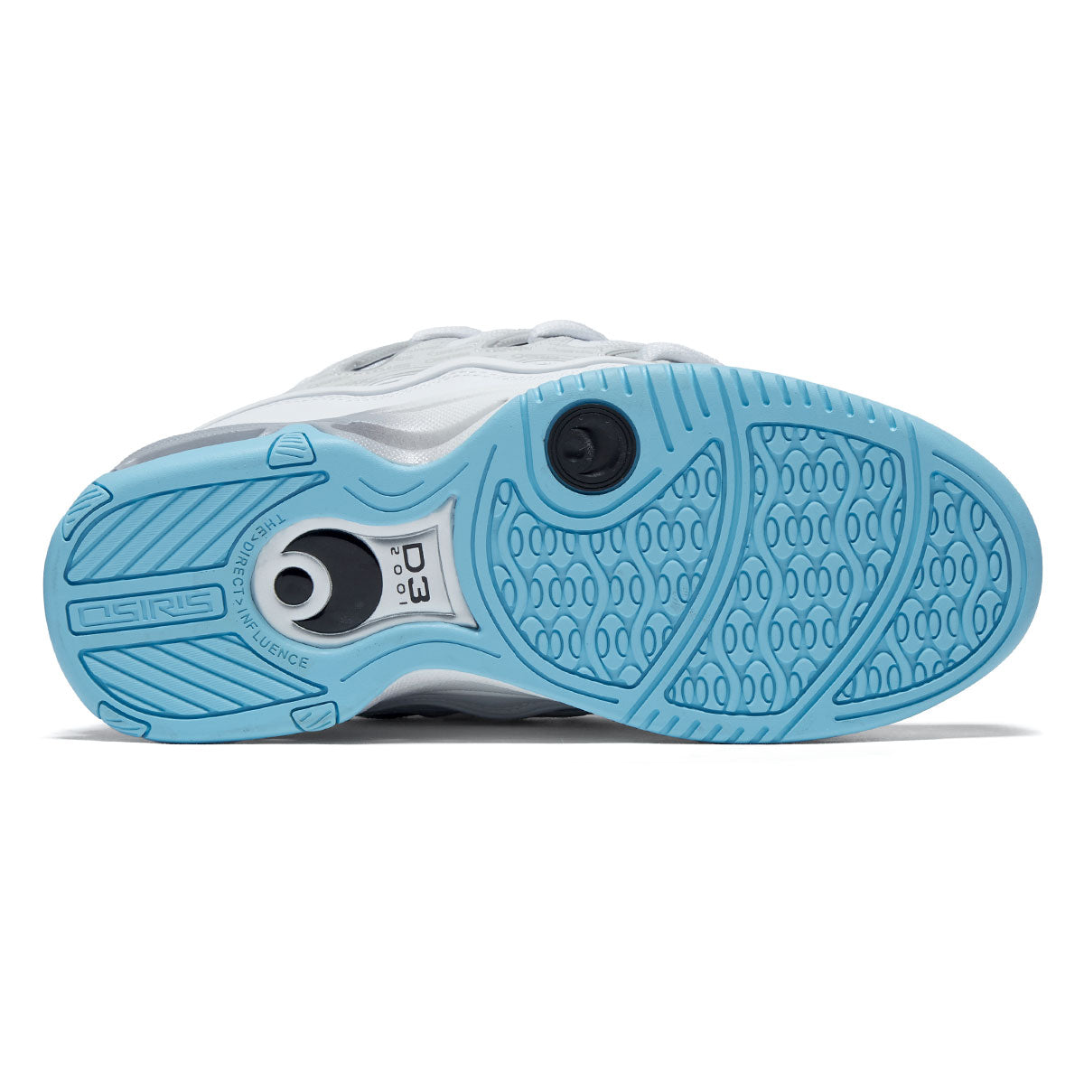 Osiris D3 2001 Shoes - White/Grey/Baby Blue image 4