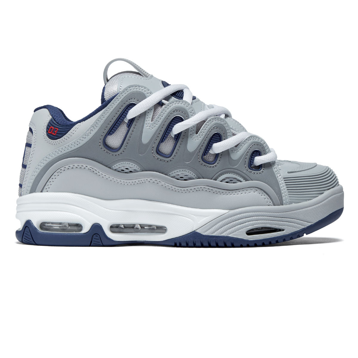 Osiris D3 2001 Shoes - Grey/Navy/White image 1