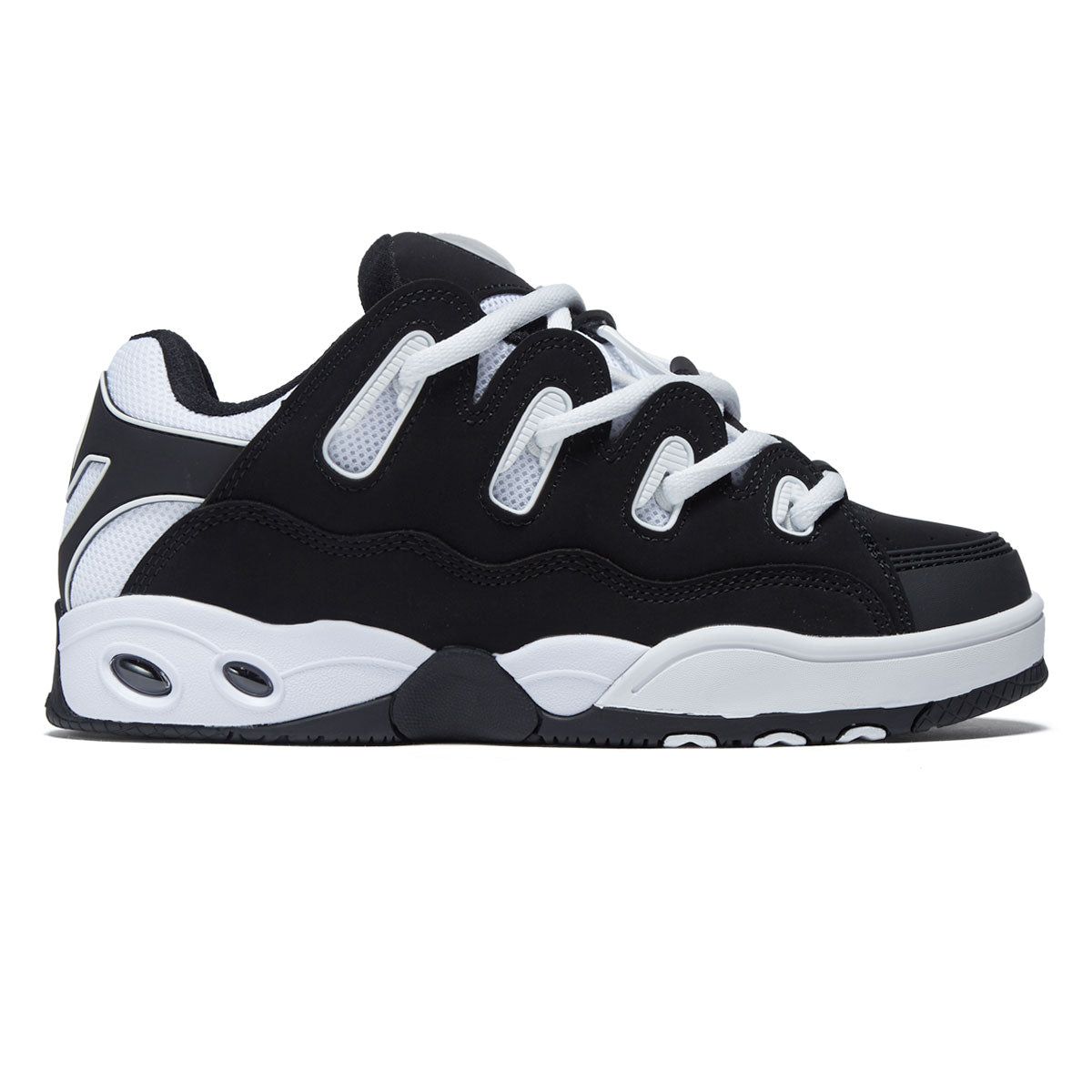 Osiris D3 OG Shoes - Black/White/Black image 1