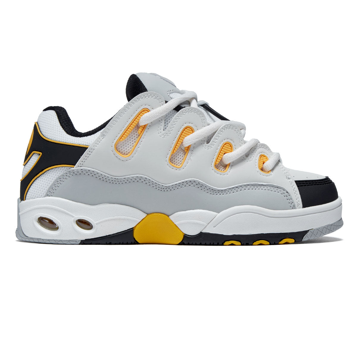 Osiris D3 OG Shoes - White/Grey/Yellow image 1