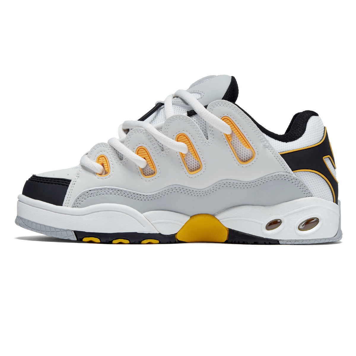 Osiris D3 OG Shoes - White/Grey/Yellow image 2
