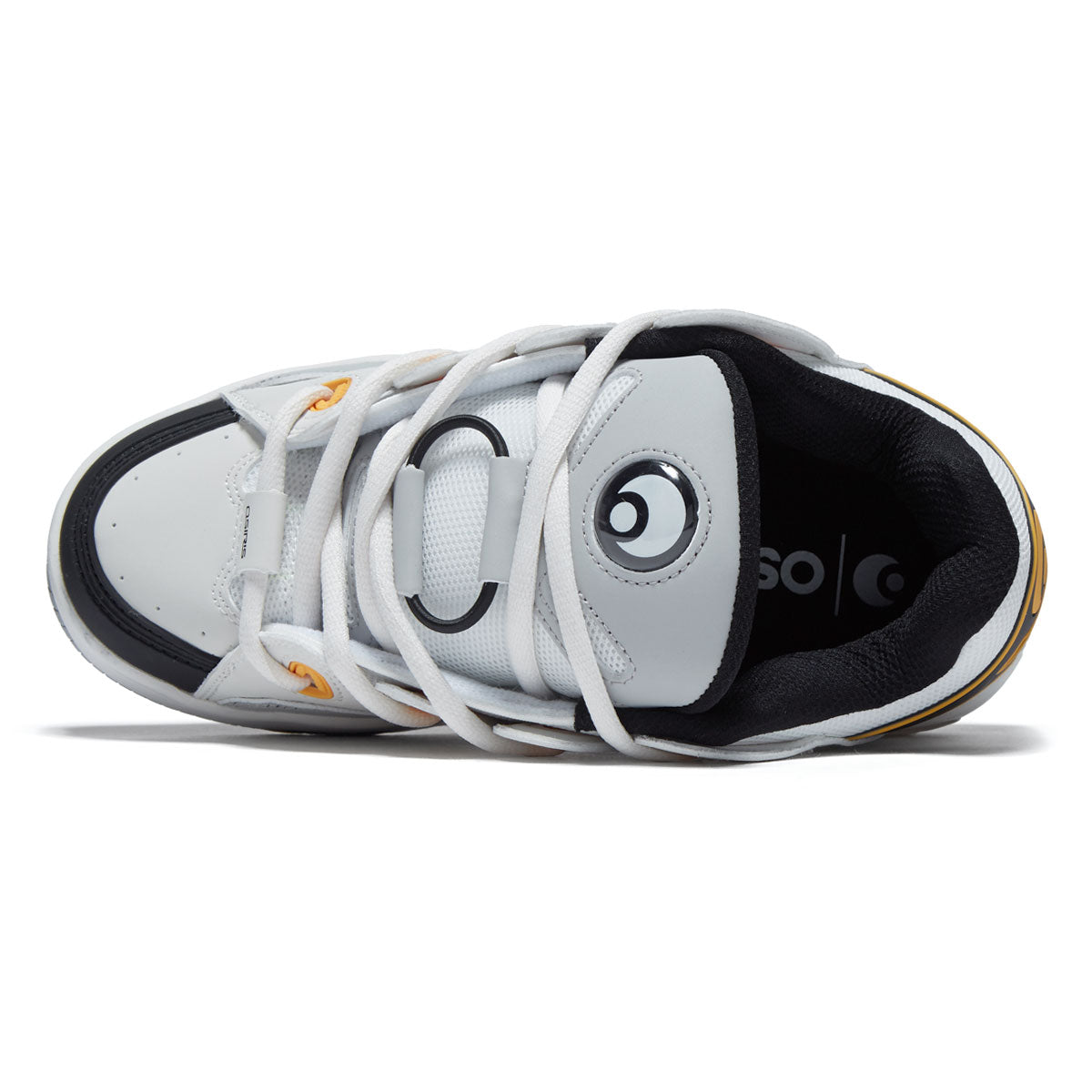 Osiris D3 OG Shoes - White/Grey/Yellow image 3