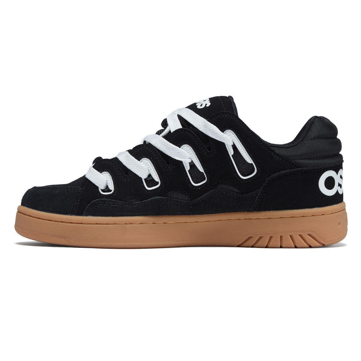 Osiris D3S Shoes - Black/White/Gum image 2
