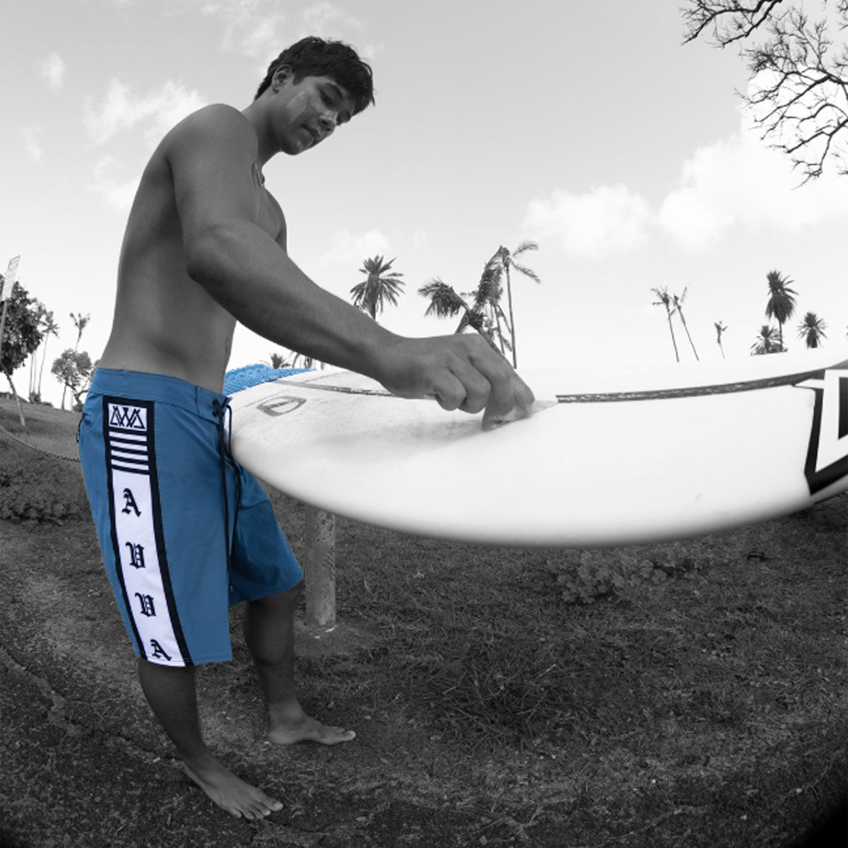 AVVA Koa 19 Boardshorts - Blue image 3