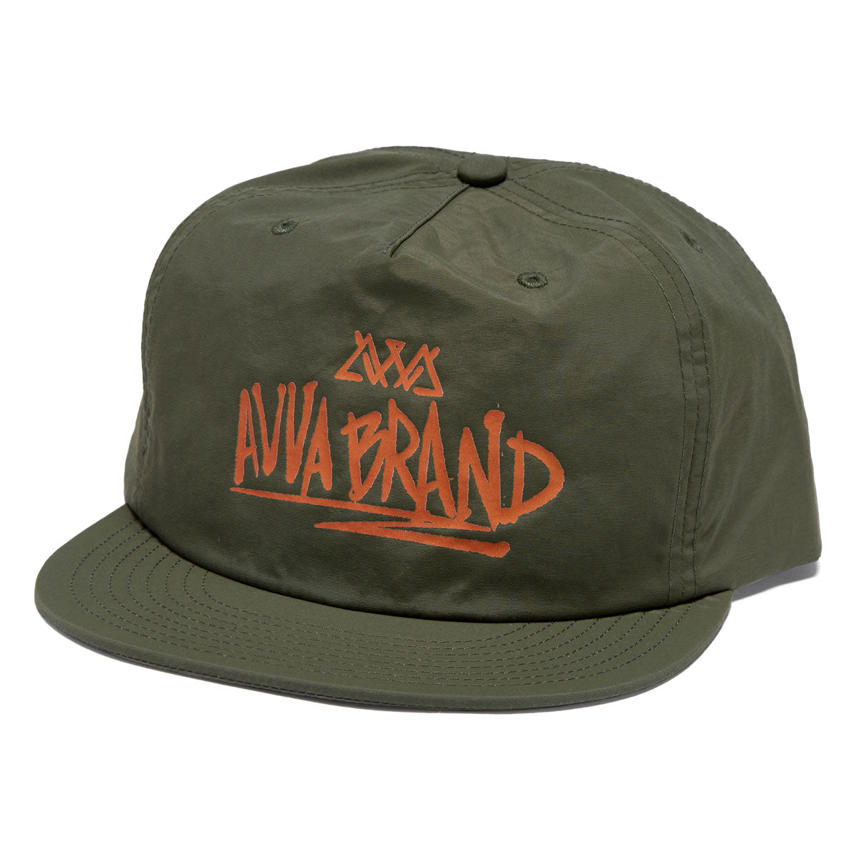 AVVA Scripted Nylon Surf Hat - Olive image 1