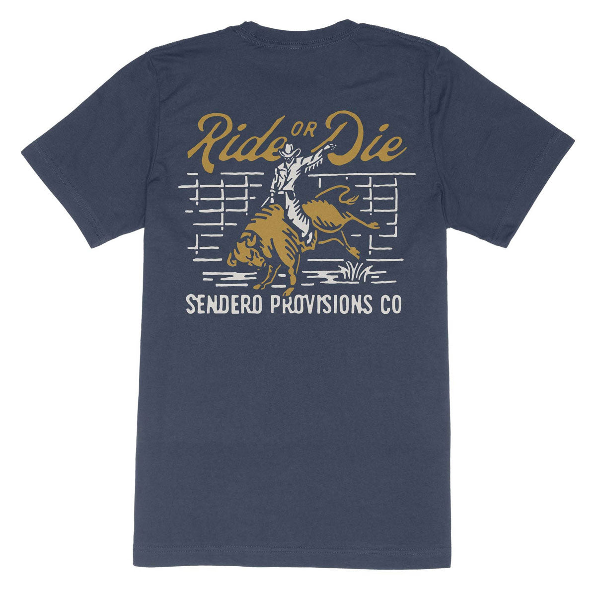 Sendero Ride Or Die T-Shirt - Navy image 1