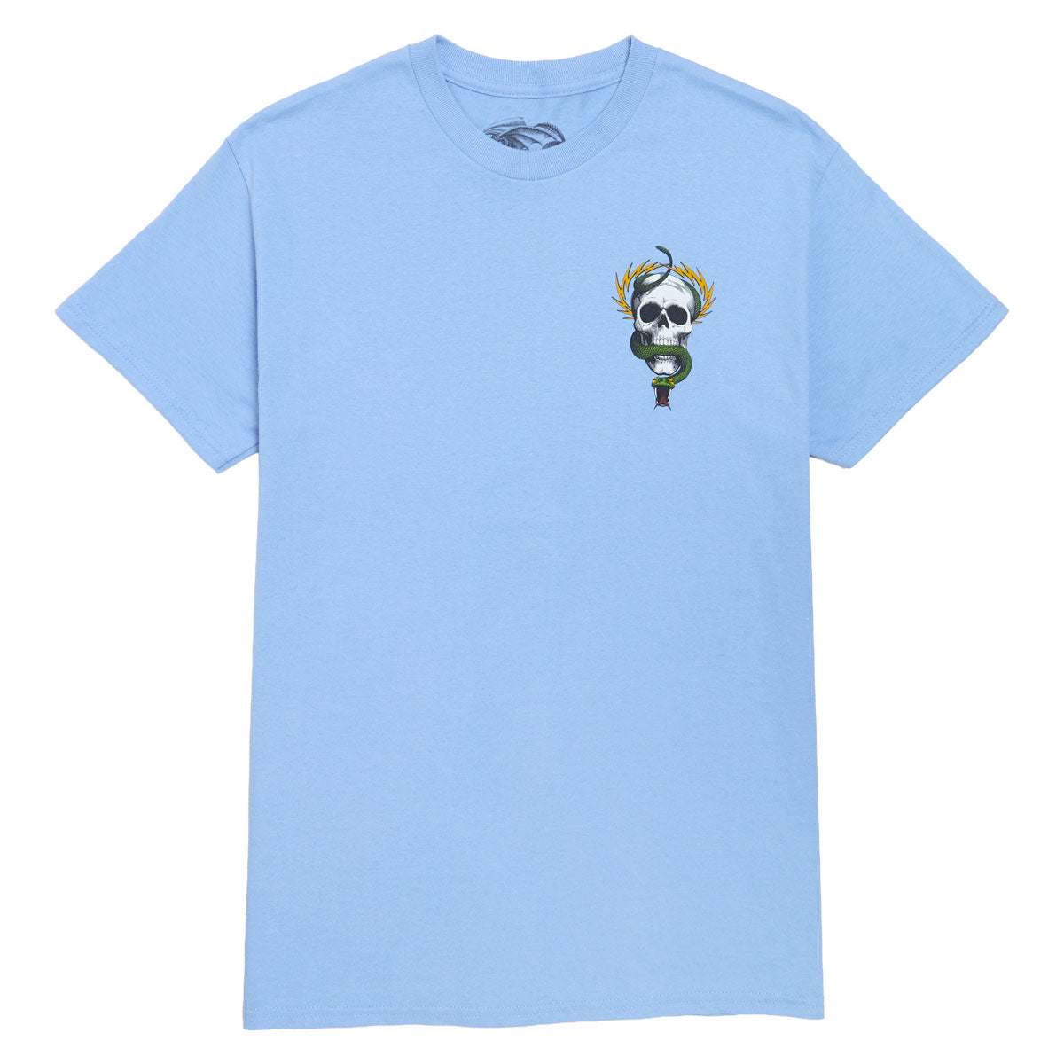 Powell-Peralta McGill Skull And Snake T-Shirt - Carolina Blue image 2