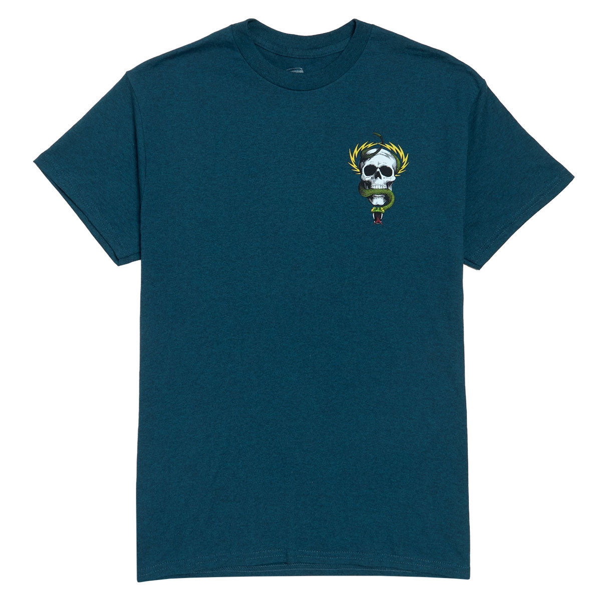 Powell-Peralta McGill Skull And Snake T-Shirt - Midnight Teal image 2