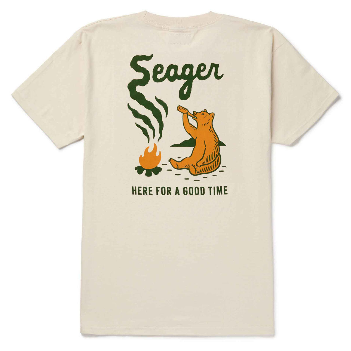 Seager Smokey T-Shirt - Cream image 1