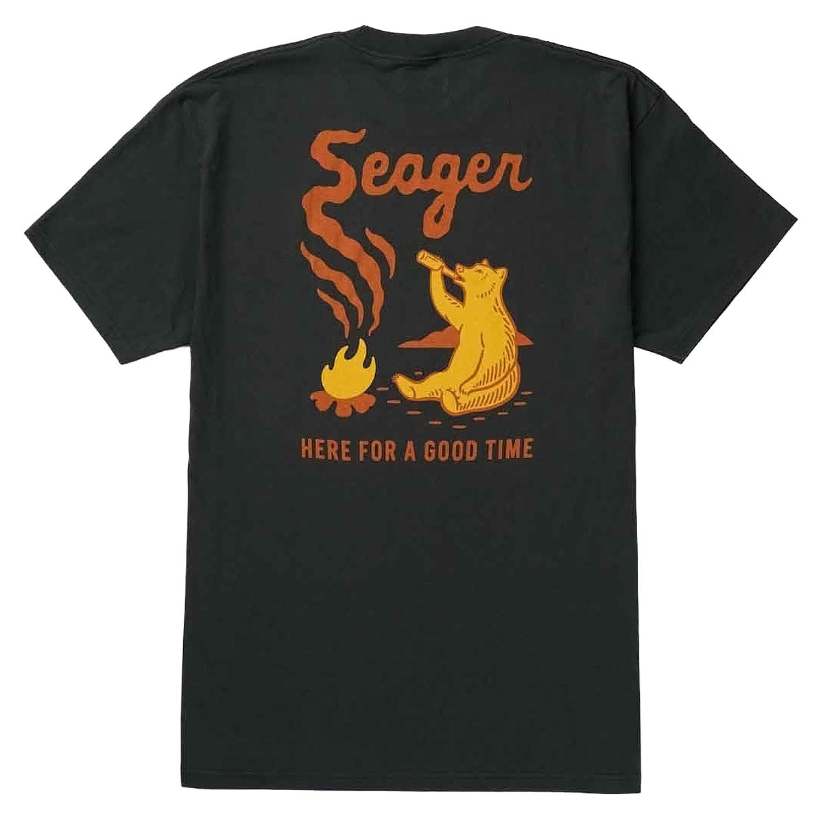 Seager Smokey T-Shirt - Coal image 1