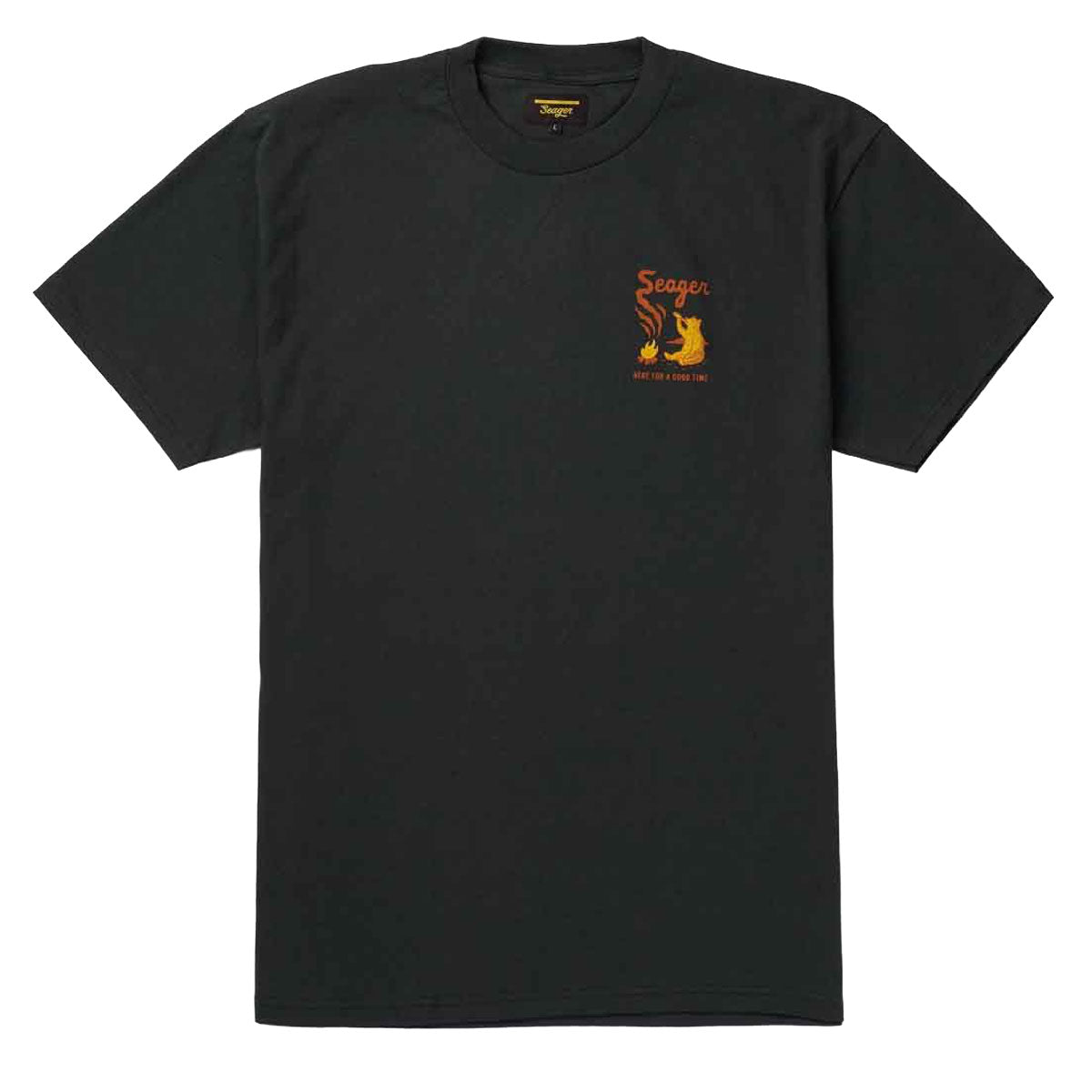 Seager Smokey T-Shirt - Coal image 2