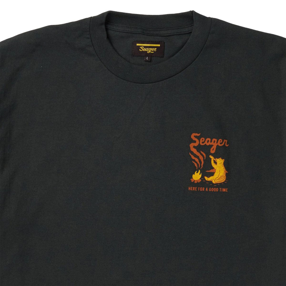 Seager Smokey T-Shirt - Coal image 3