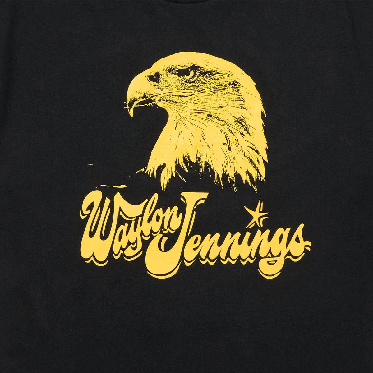 Seager x Waylon Jennings Eagle T-Shirt - Vintage Black image 2