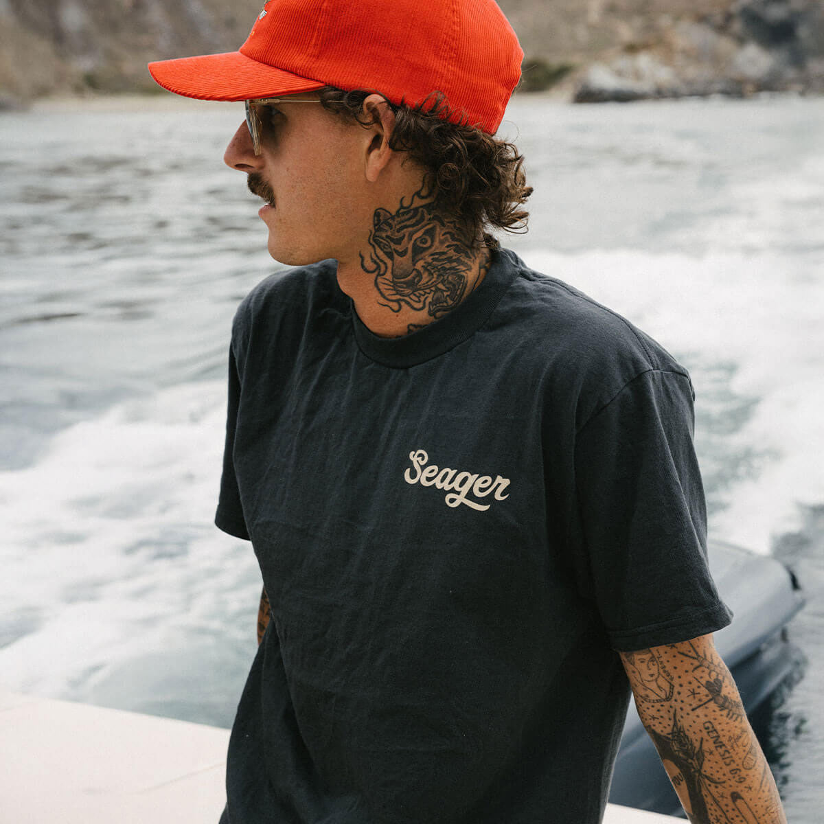 Seager Russ T-Shirt - Vintage Black image 3