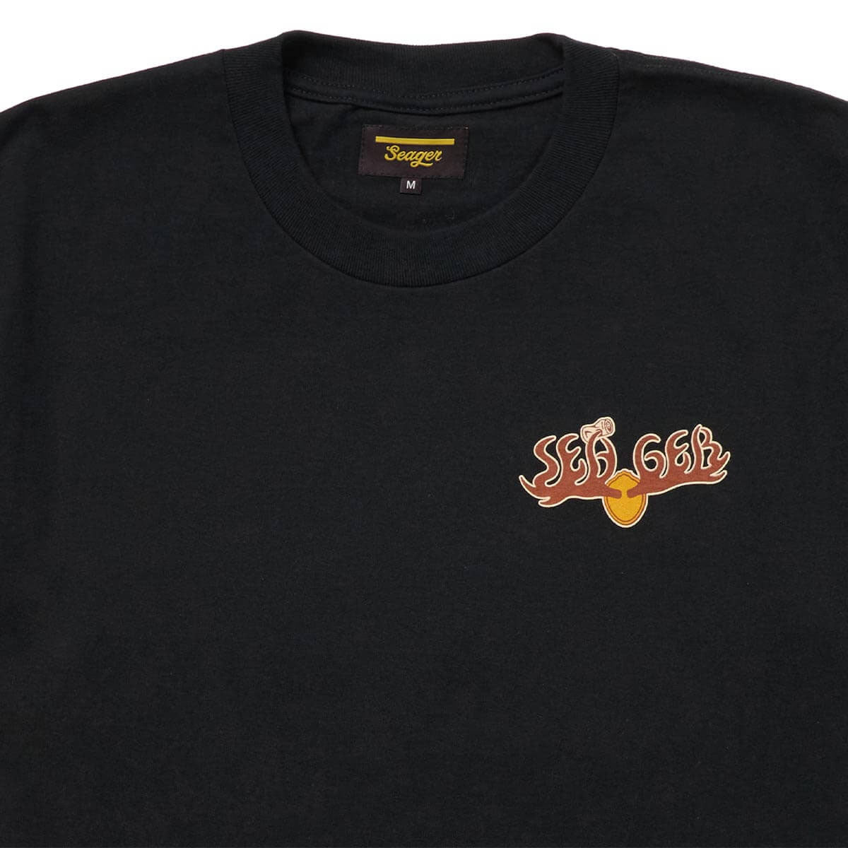 Seager Tipsy Moose T-Shirt - Black image 3