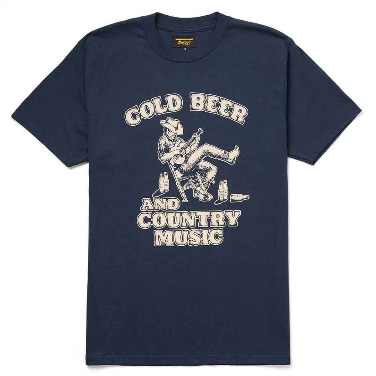 Seager Country Music T-Shirt - Navy image 1