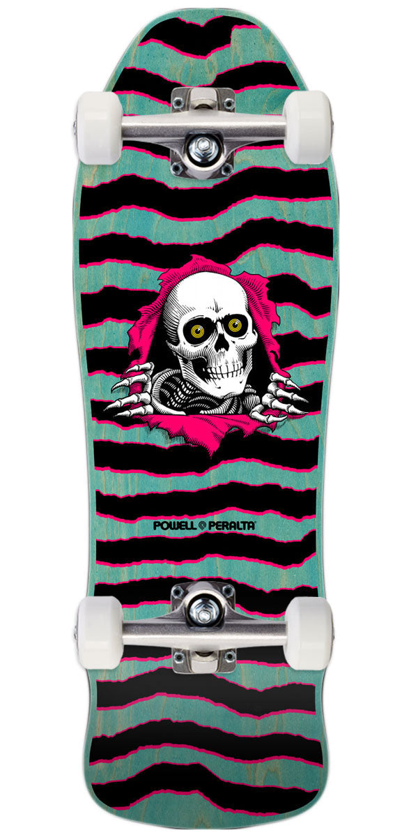 Powell-Peralta Geegah Ripper 12 Skateboard Complete - Teal Stain - 9.75