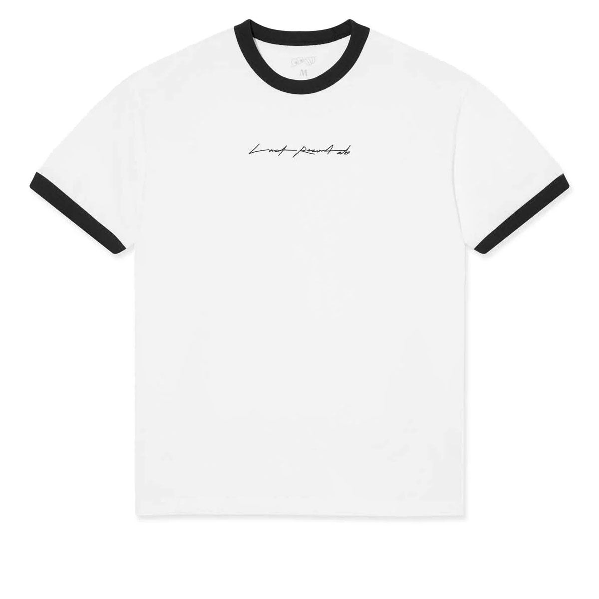Last Resort AB Signature Ringer T-Shirt - White/Black image 1
