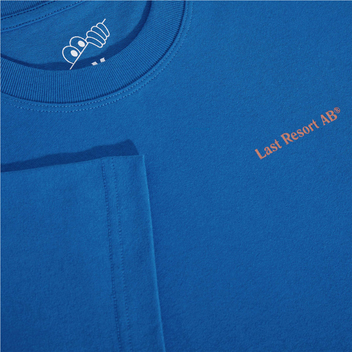 Last Resort AB Atlas Monogram T-Shirt - Royal Blue/Sunset Orange image 3
