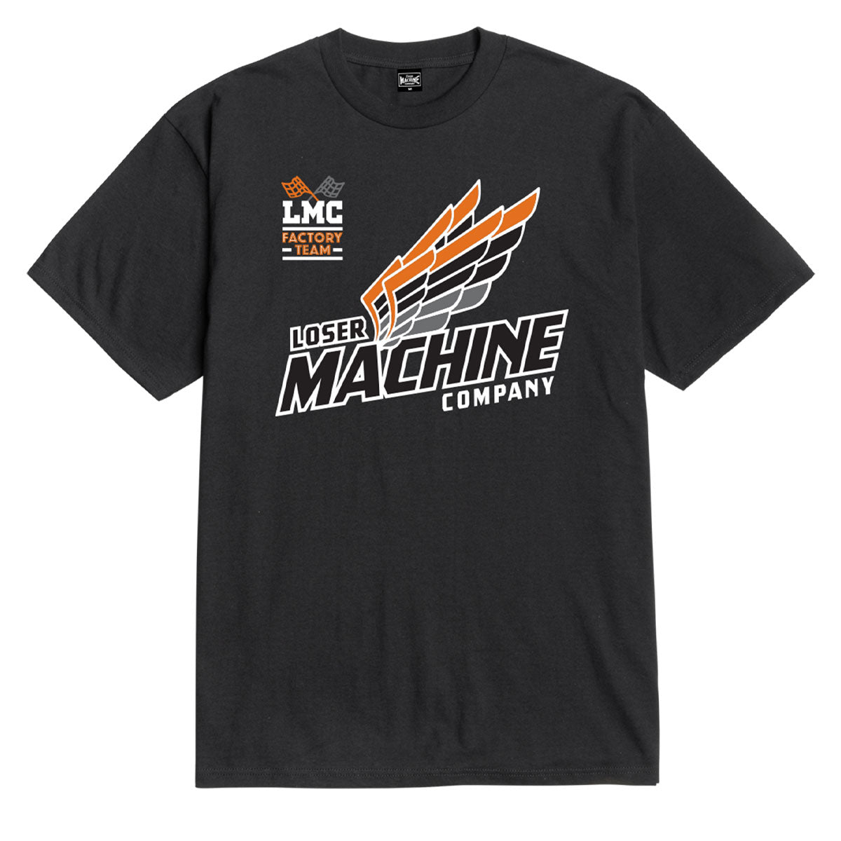 Loser Machine Four Stroke T-Shirt - Black image 1